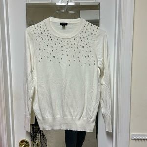 Ann Taylor Factory jeweled sweater